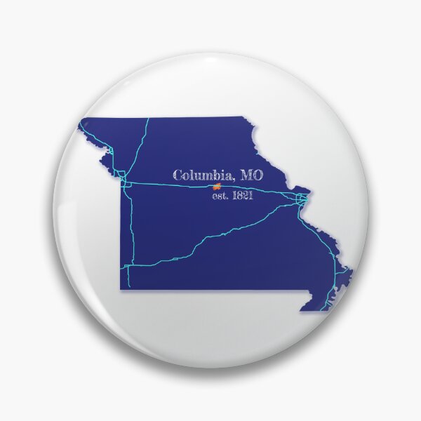 Item preview, Columbia, MO [Blue] designed and sold by PhilbonianDezin.
