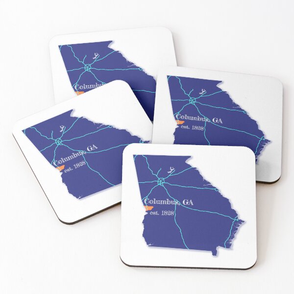 Item preview, Columbus, GA [Blue] designed and sold by PhilbonianDezin.