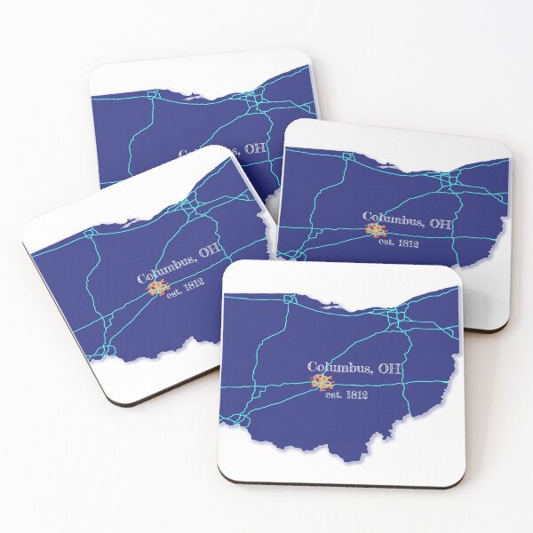 Item preview, Columbus, OH [Blue] designed and sold by PhilbonianDezin.