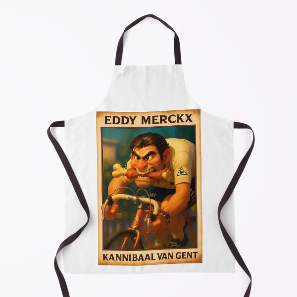 Item preview, Eddy Merckx – The Cannibal of Ghent in cartoon style designed and sold by malero-design.
