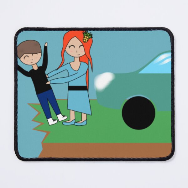 Item preview, Freddie Being Shoved Off a Cliff by Julia designed and sold by GooglyEyes-.