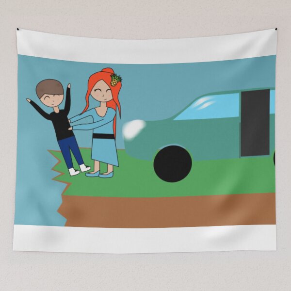 Item preview, Freddie Being Shoved Off a Cliff by Julia designed and sold by GooglyEyes-.