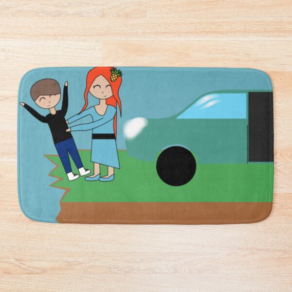 Item preview, Freddie Being Shoved Off a Cliff by Julia designed and sold by GooglyEyes-.