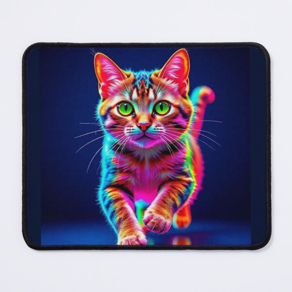 Item preview, Colorful neon cat designed and sold by Dogandesighn.