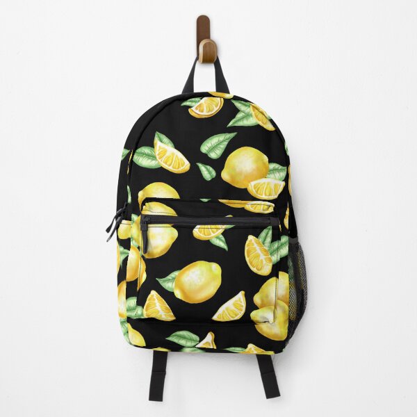 Item preview, Decorative pattern with numerous lemons and leaves as a repeating motif – ideal for natural and culinary designs designed and sold by katecheerycake.
