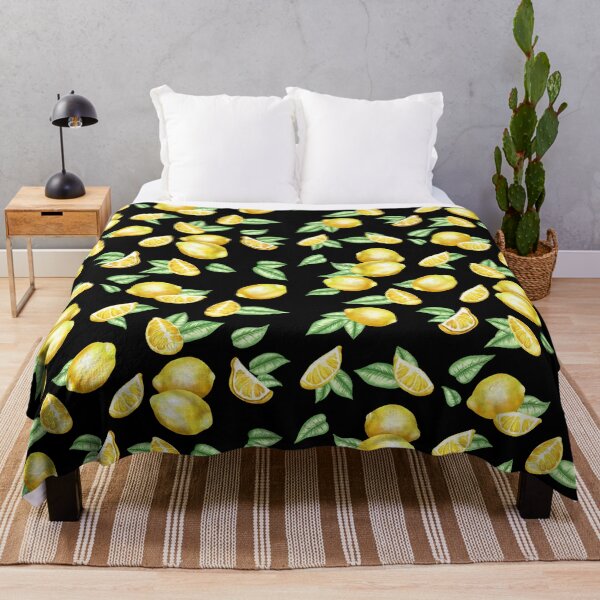 Item preview, Decorative pattern with numerous lemons and leaves as a repeating motif – ideal for natural and culinary designs designed and sold by katecheerycake.