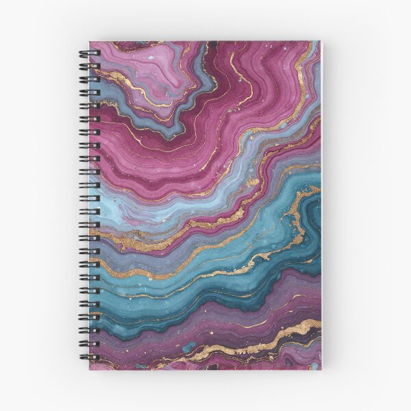 Item preview, Fuchsia Blue Marble Texture – Seamless Cosmic Geode Stone Pattern designed and sold by Wordsmith-Wear.