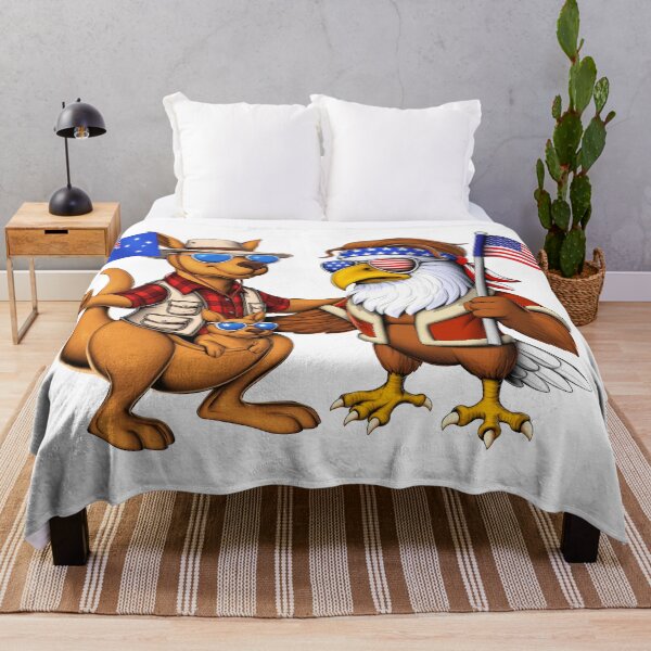 Item preview, Australian Kangaroo American Bald Eagle designed and sold by underheaven.