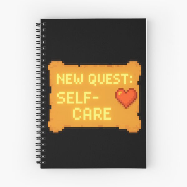 Item preview, Self Care Quest Sticker Pixel Art Motivation designed and sold by MysticArtisan.