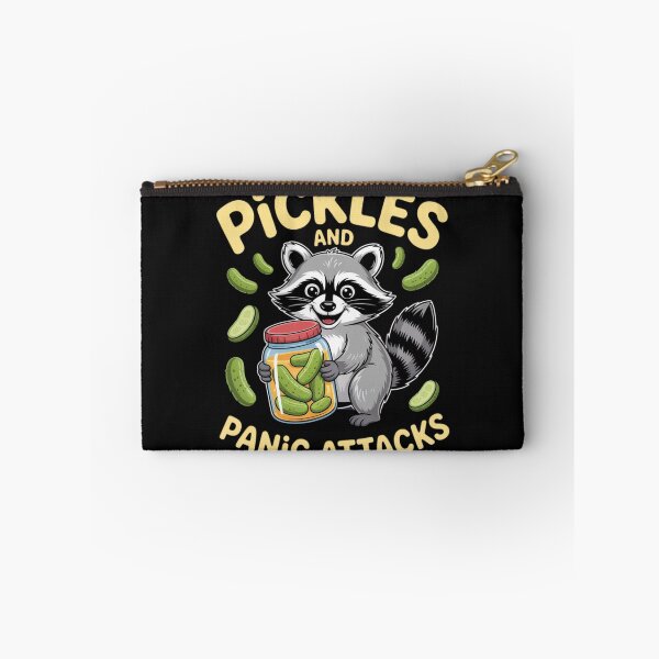Item preview, Pickles And Panic Attacks Funny Raccoon designed and sold by ManiaGrania.