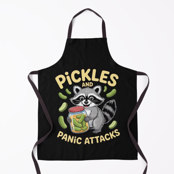 Item preview, Pickles And Panic Attacks Funny Raccoon designed and sold by ManiaGrania.