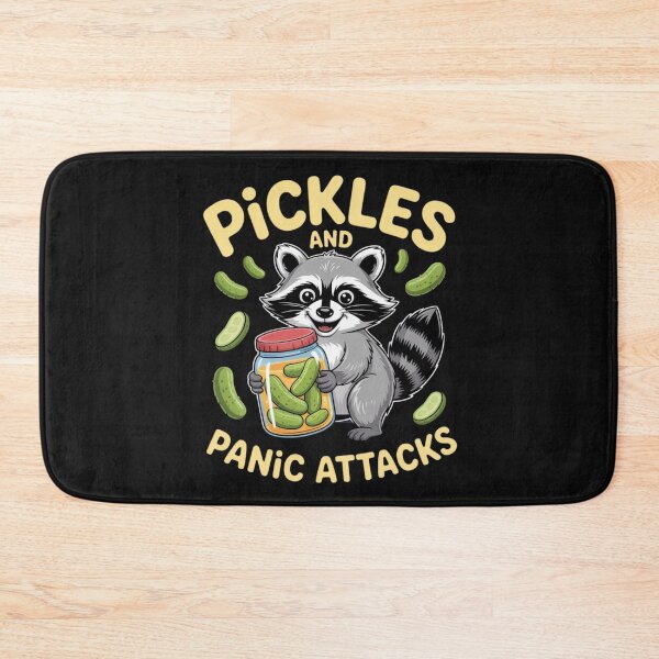 Item preview, Pickles And Panic Attacks Funny Raccoon designed and sold by ManiaGrania.