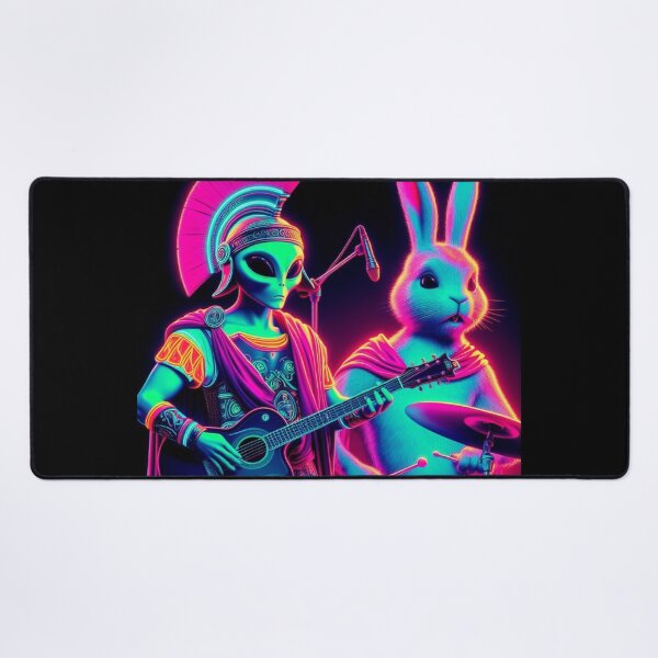 Item preview, Alien and cute bunny designed and sold by Dogandesighn.