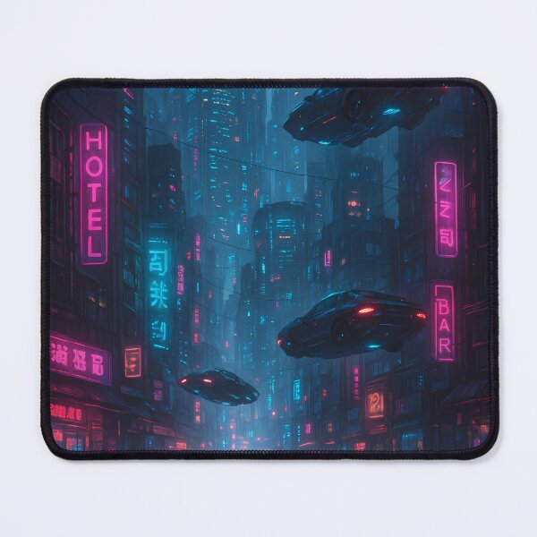 Item preview, Neon Skies: A Cyberpunk Nightscape designed and sold by PaullCreations.
