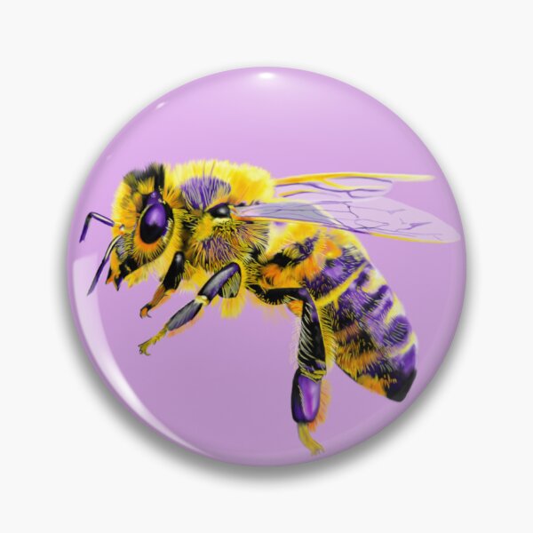 Item preview, Nonbinary Bee Transparent designed and sold by Blue Owl Song.