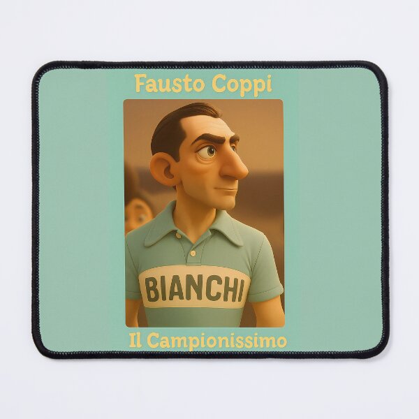 Item preview, Fausto Coppi – Il Campionissimo in cartoon style designed and sold by malero-design.