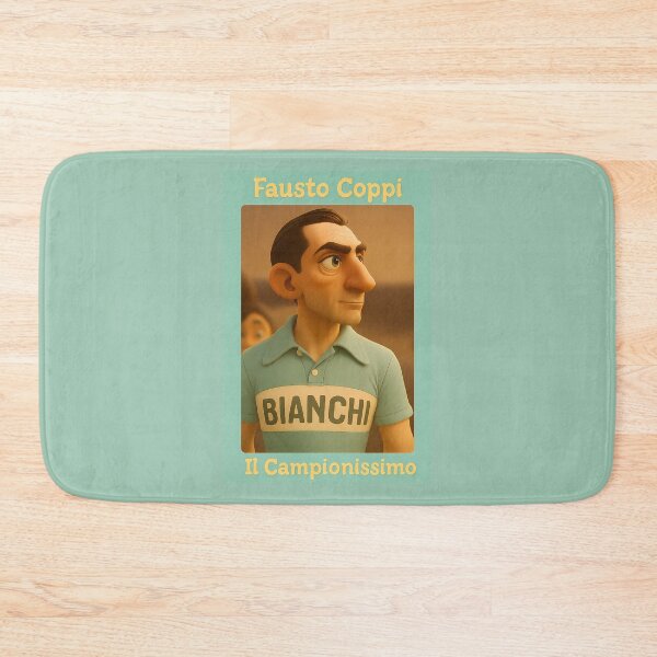 Item preview, Fausto Coppi – Il Campionissimo in cartoon style designed and sold by malero-design.