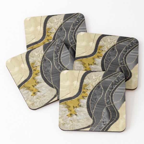 Item preview, Marble Agate Gold Glam 6 (Photo of Foil Only - Not Reflective) designed and sold by Anita's & Bella's Art.