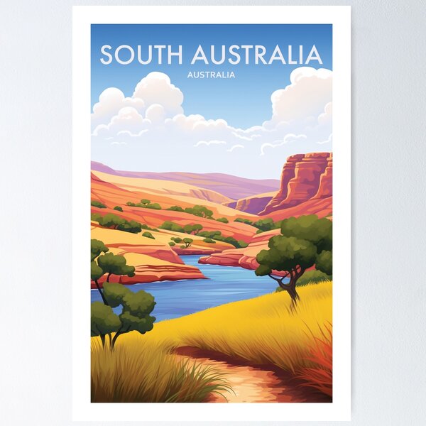 Item preview, SOUTH AUSTRALIA designed and sold by MarkedArtPrints.