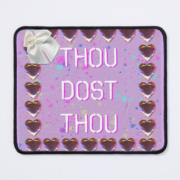 Item preview, Thou Dost Thou Collage designed and sold by Daydreamer Alley.