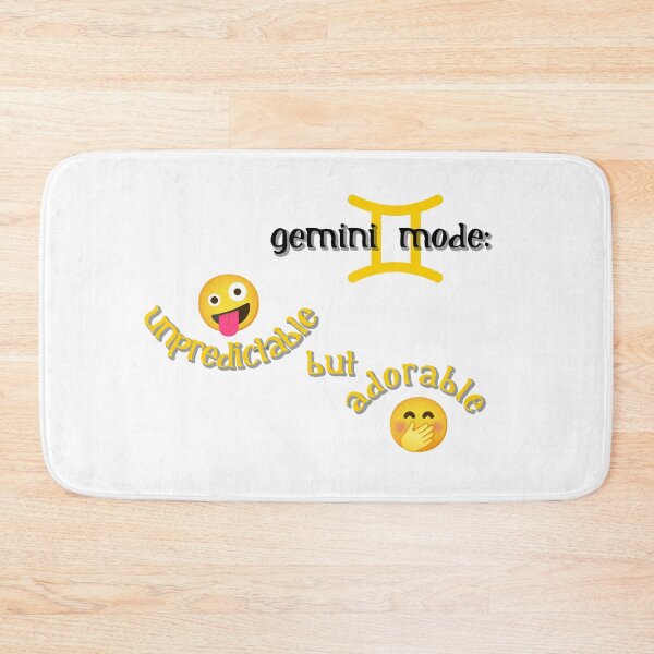 Item preview, Zodiac puns - gemini - unpredictable but adorable  designed and sold by PixiePaletteP.