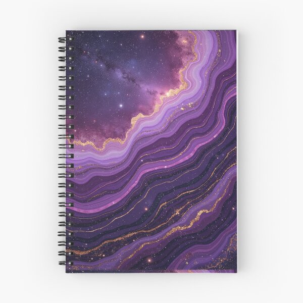 Item preview, Deep Purple Galaxy Marble Texture – Seamless Cosmic Geode Pattern designed and sold by Wordsmith-Wear.