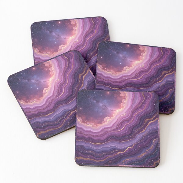 Item preview, Pink Nebula Marble Texture – Seamless Space-Inspired Stone Pattern designed and sold by Wordsmith-Wear.