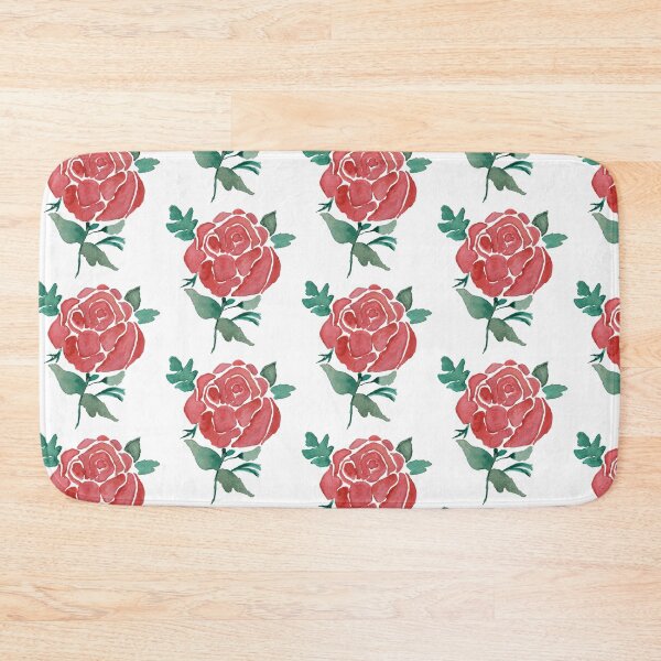 Item preview, Hand-Painted Watercolor Red rose  designed and sold by Rana M. Muasher.