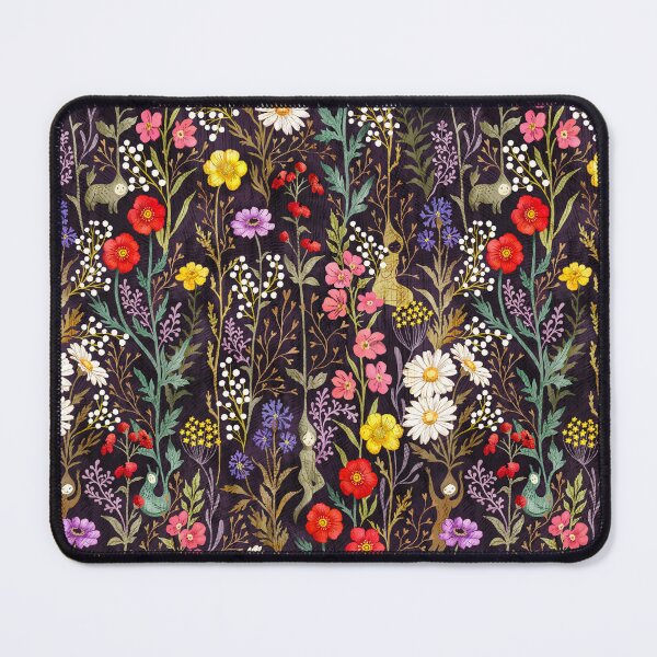 Item preview, Dark cottagecore floral pattern designed and sold by Gaia Marfurt.