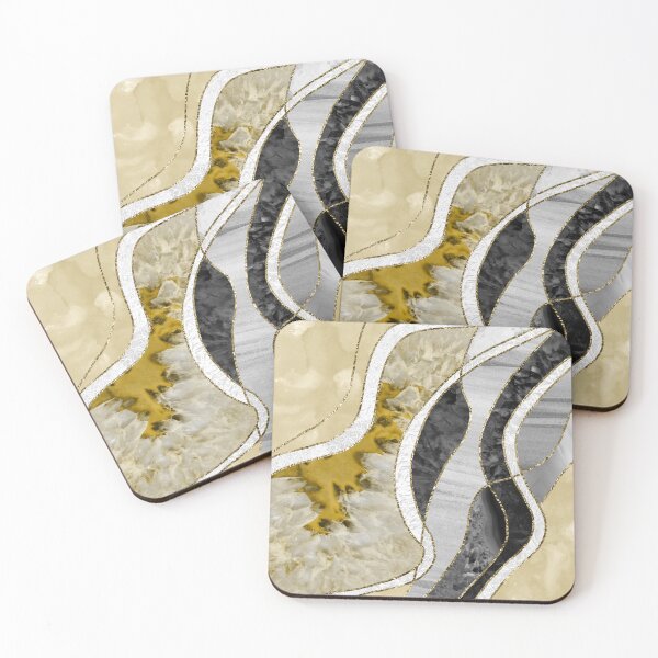 Item preview, Marble Agate Gold Glam 7 (Photo of Foil Only - Not Reflective) designed and sold by Anita's & Bella's Art.