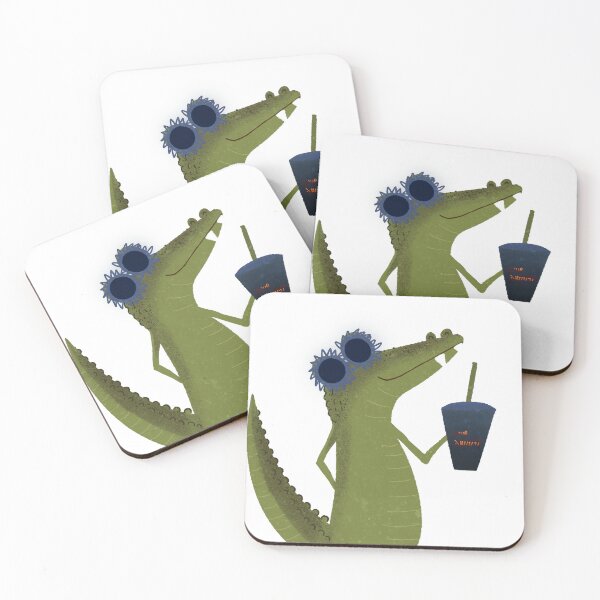 Item preview, Sour Swamp Alligator with Iced Tea Mug designed and sold by Pragatee.