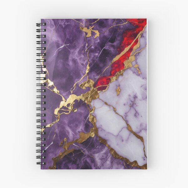 Item preview, Luxurious purple, red and white marble with elegant gold design designed and sold by AKANKEDESIGN.