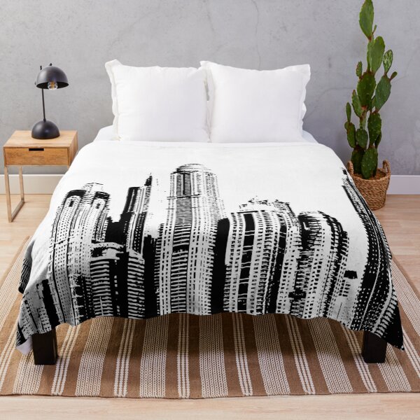 Item preview, City with Tall buildings Black & White designed and sold by OooPstudio.