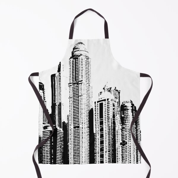 Item preview, City with Tall buildings Black & White designed and sold by OooPstudio.