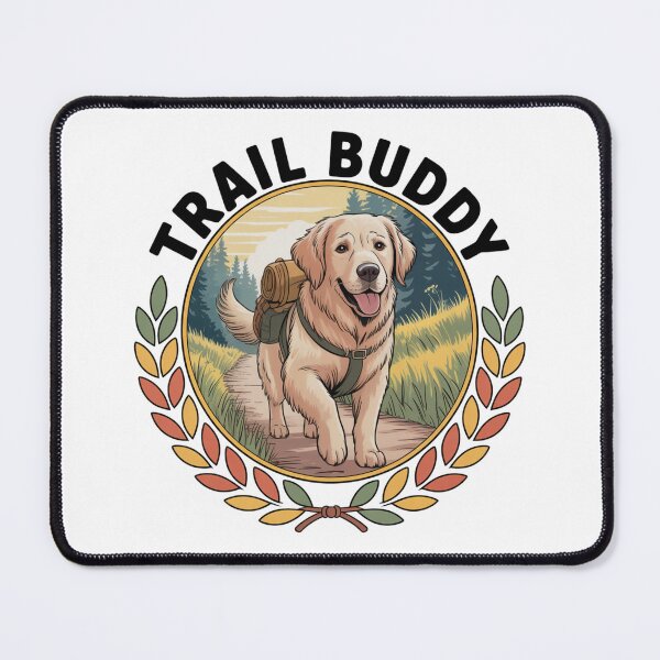Item preview, Trail Buddy Golden Retriever designed and sold by theartfulaspie.