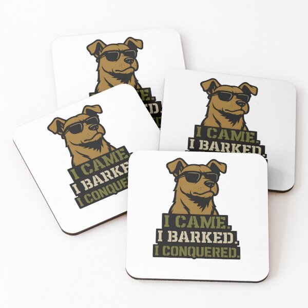 Item preview, I Came. I Barked. I Conquered. designed and sold by Uglyandcute.