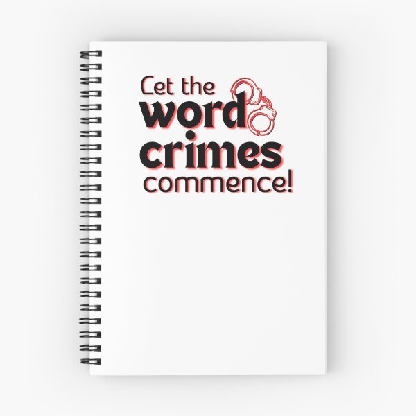Item preview, Word Crimes designed and sold by nocaponthisship.