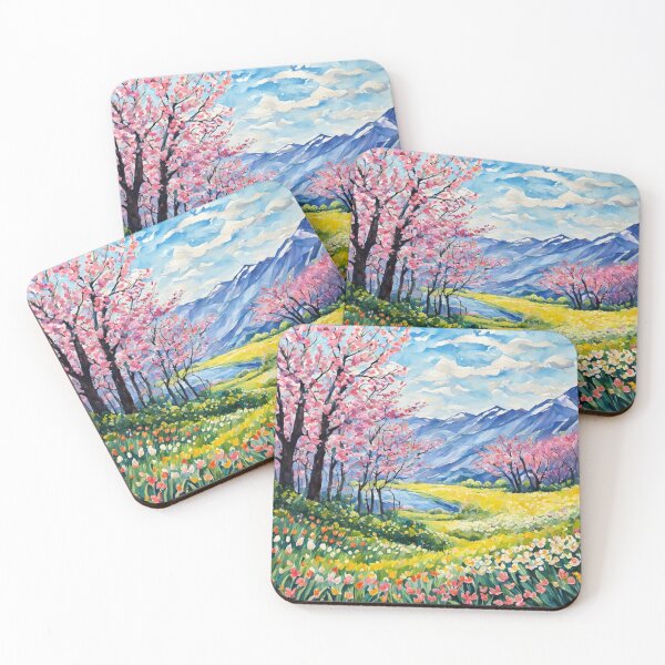 Item preview, Spring Bloom Landscape Painting designed and sold by Uniquely Yours.