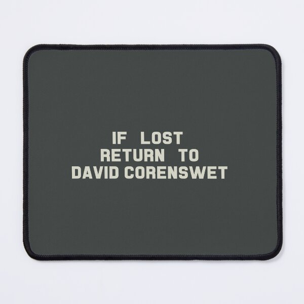 Item preview, If Lost Return to David Corenswet Tee designed and sold by deluluhaze.