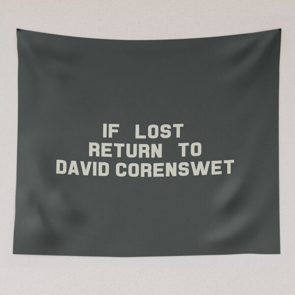Item preview, If Lost Return to David Corenswet Tee designed and sold by deluluhaze.