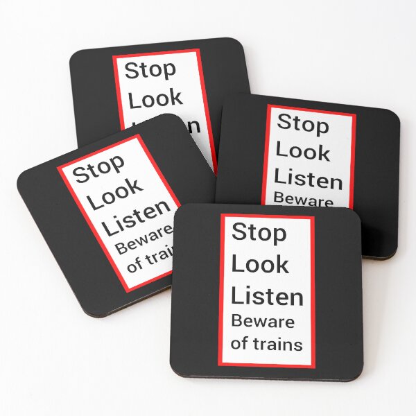 Item preview, Uk beware of trains sign designed and sold by TrainFanatic.