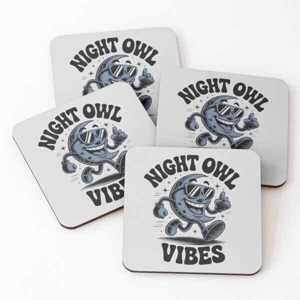 Item preview, Night Owal Vibes designed and sold by PixelPopShops.
