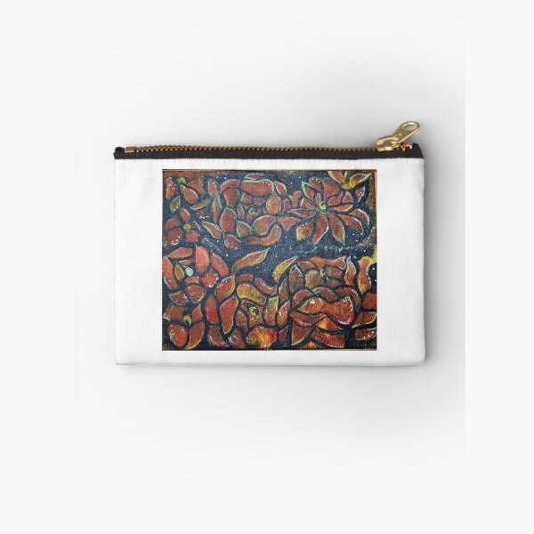 Item preview, Flaming flowers acrylic painting  designed and sold by Raineylanes.