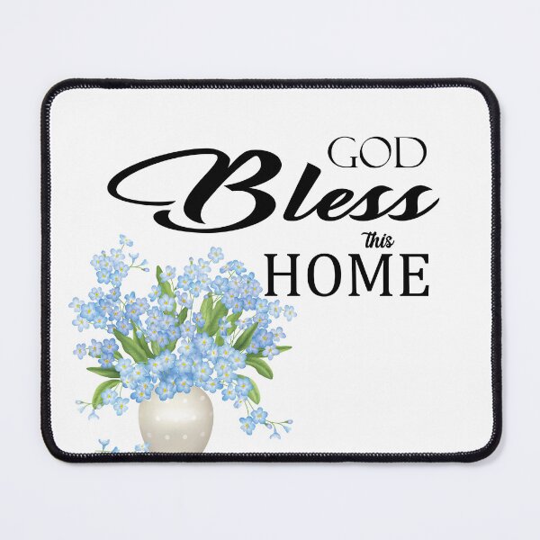 Item preview, Bluer than Blue Collection - FLoral Nikko Blue Hydragea - God Bless this home designed and sold by Dailywalker22.