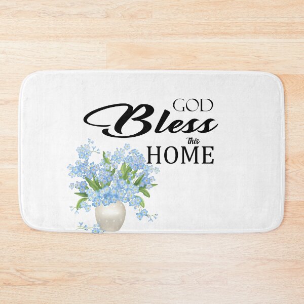 Item preview, Bluer than Blue Collection - FLoral Nikko Blue Hydragea - God Bless this home designed and sold by Dailywalker22.