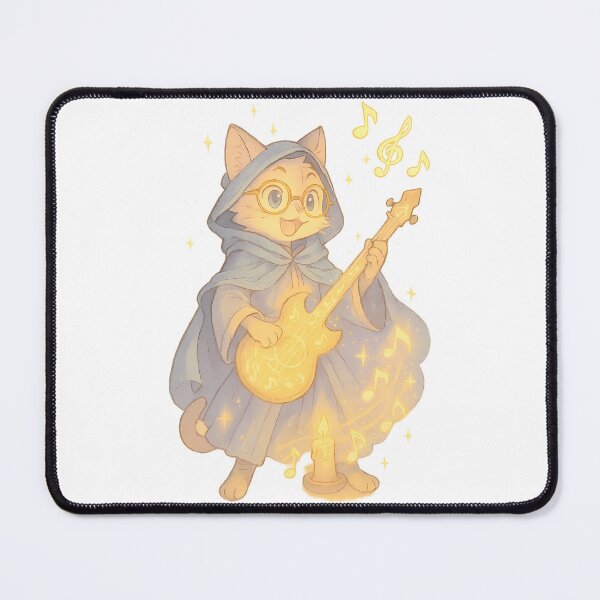 Item preview, Guitar Slaying Wizard Cat designed and sold by Szak129.