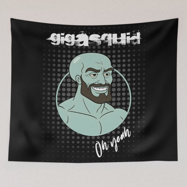 Item preview, GigaSquid / Handsome Squidward Parody designed and sold by DarrenAshenOne.