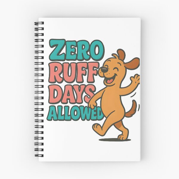 Item preview, Zero Ruff Days Allowed designed and sold by Uglyandcute.