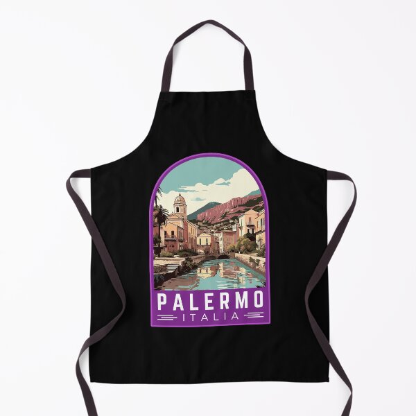 Item preview, Palermo in Sicily, Italy Vintage Travel Art Emblem designed and sold by MaateoDesign.