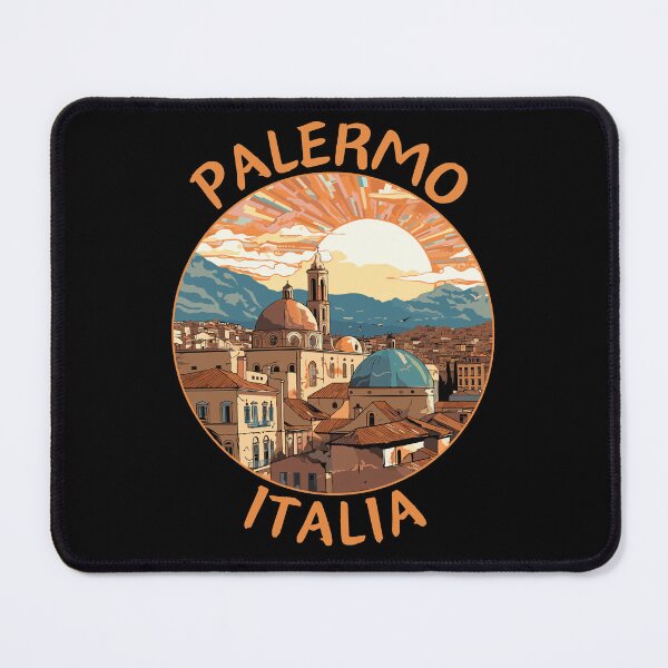 Item preview, Palermo in Sicily Italy Retro Travel Art Circle Emblem designed and sold by MaateoDesign.